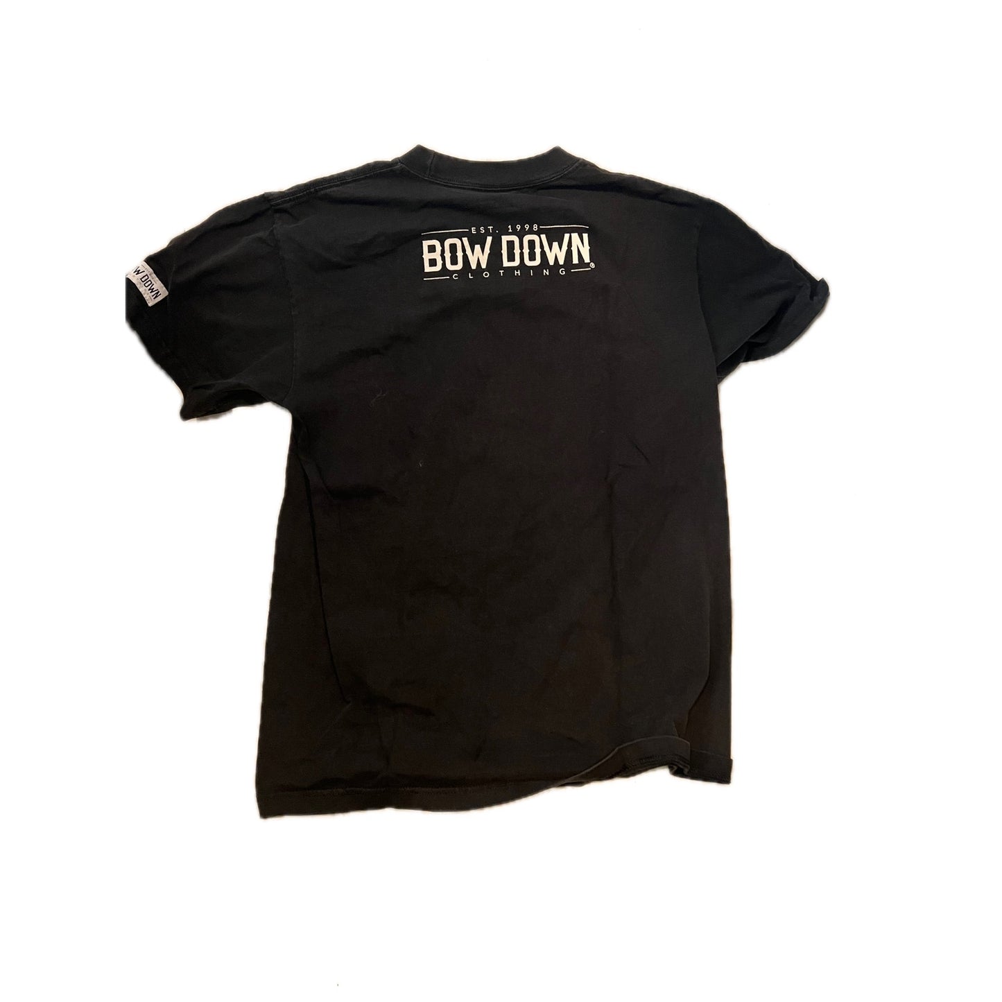 Bow Down Clothing Inland Empire Cali Black T-Shirt Mens L