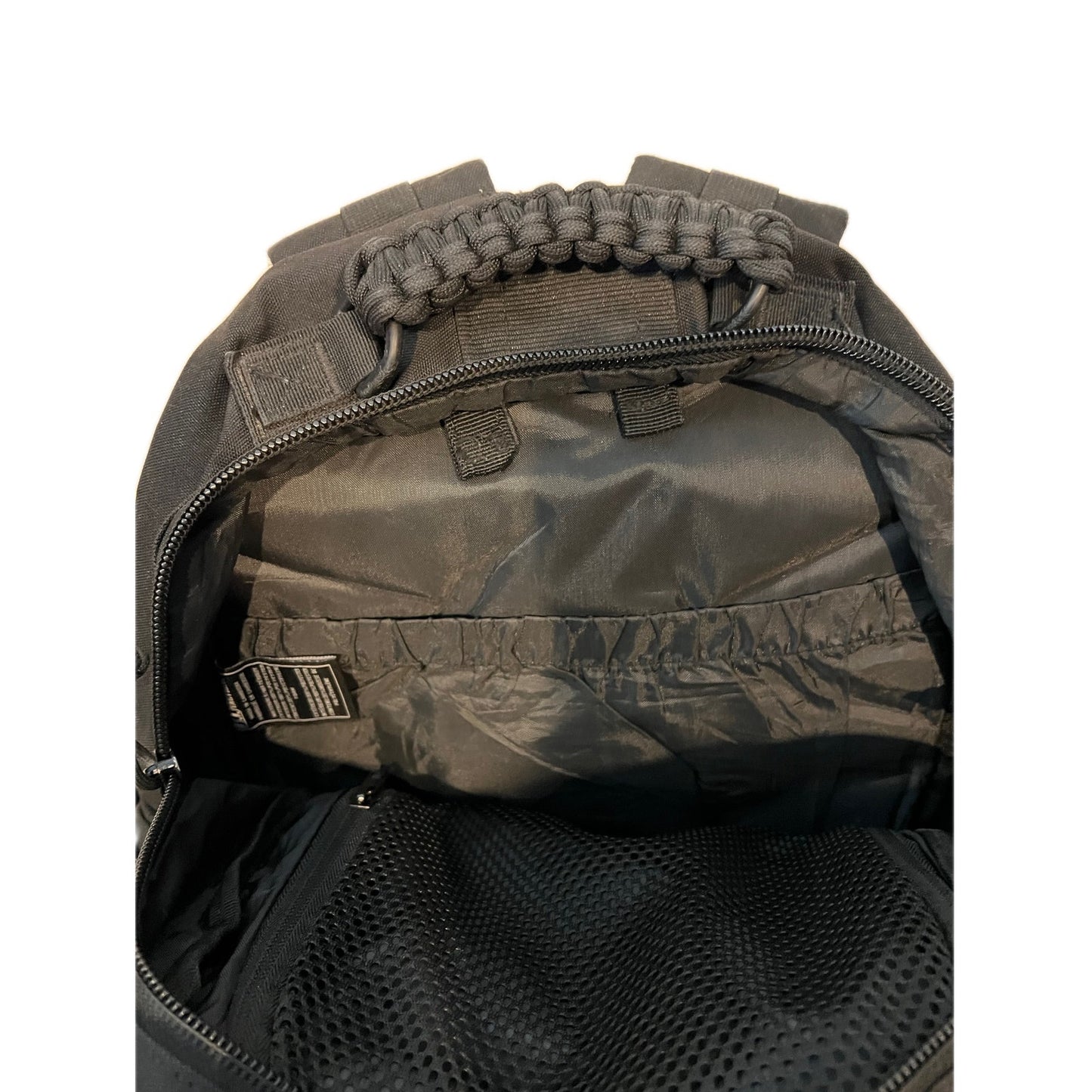 Sac à dos en toile Highland Tactical Agent, taille M, noir