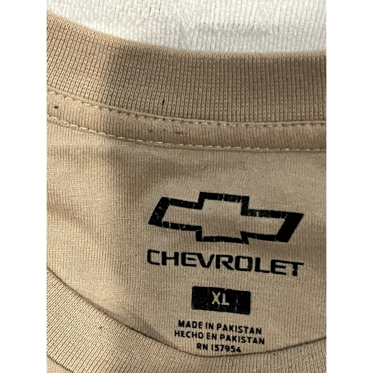 Chevrolet Corvette Beige T-Shirt Mens XL