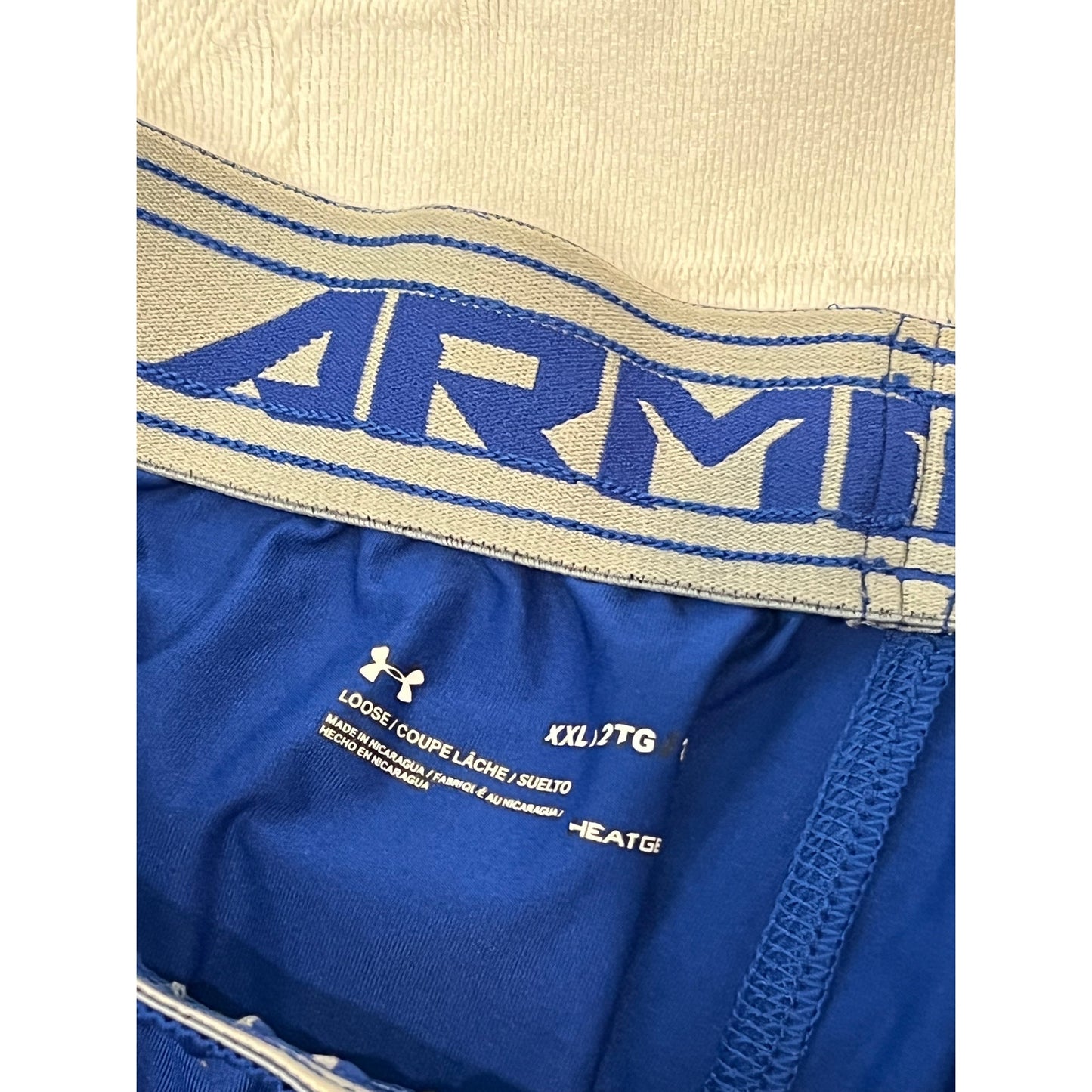 Under Armour Blue Loose Athletic Shorts Mens XXL