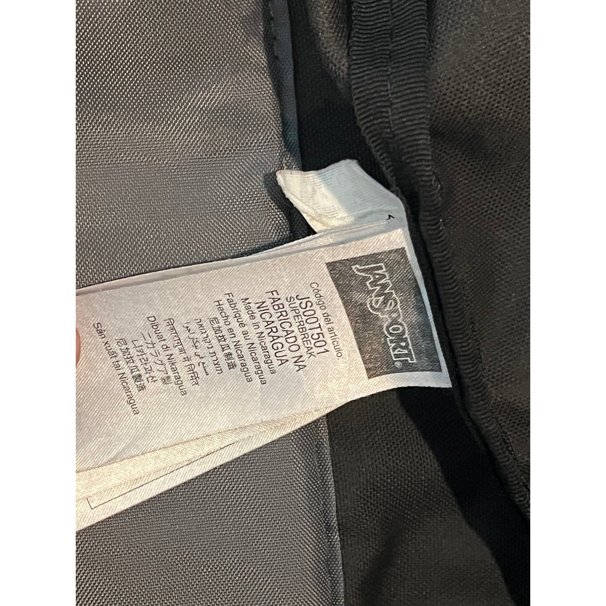 JanSport Superbreak Black Daily Backpack