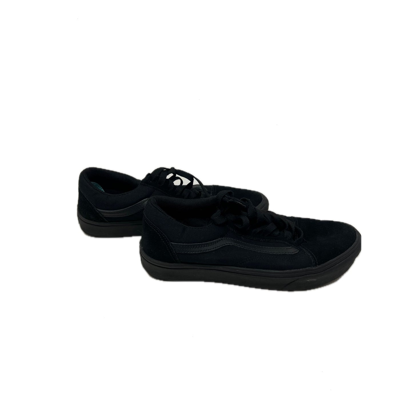 VANS Black Suede Shoes Mens 8 Style 721356