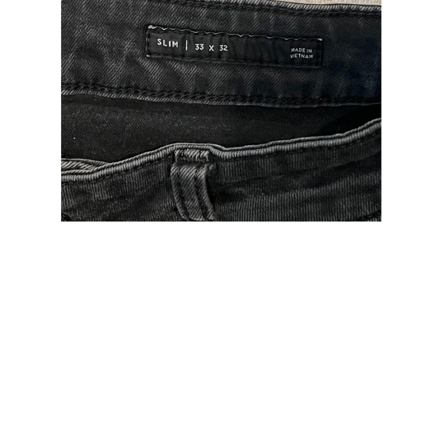 PacSun Active Stretch Slim Black Jeans Mens 33x32