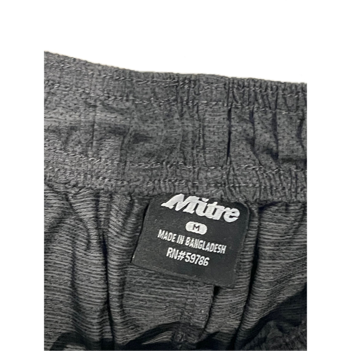 Mitre Black Running Shorts Mens Medium