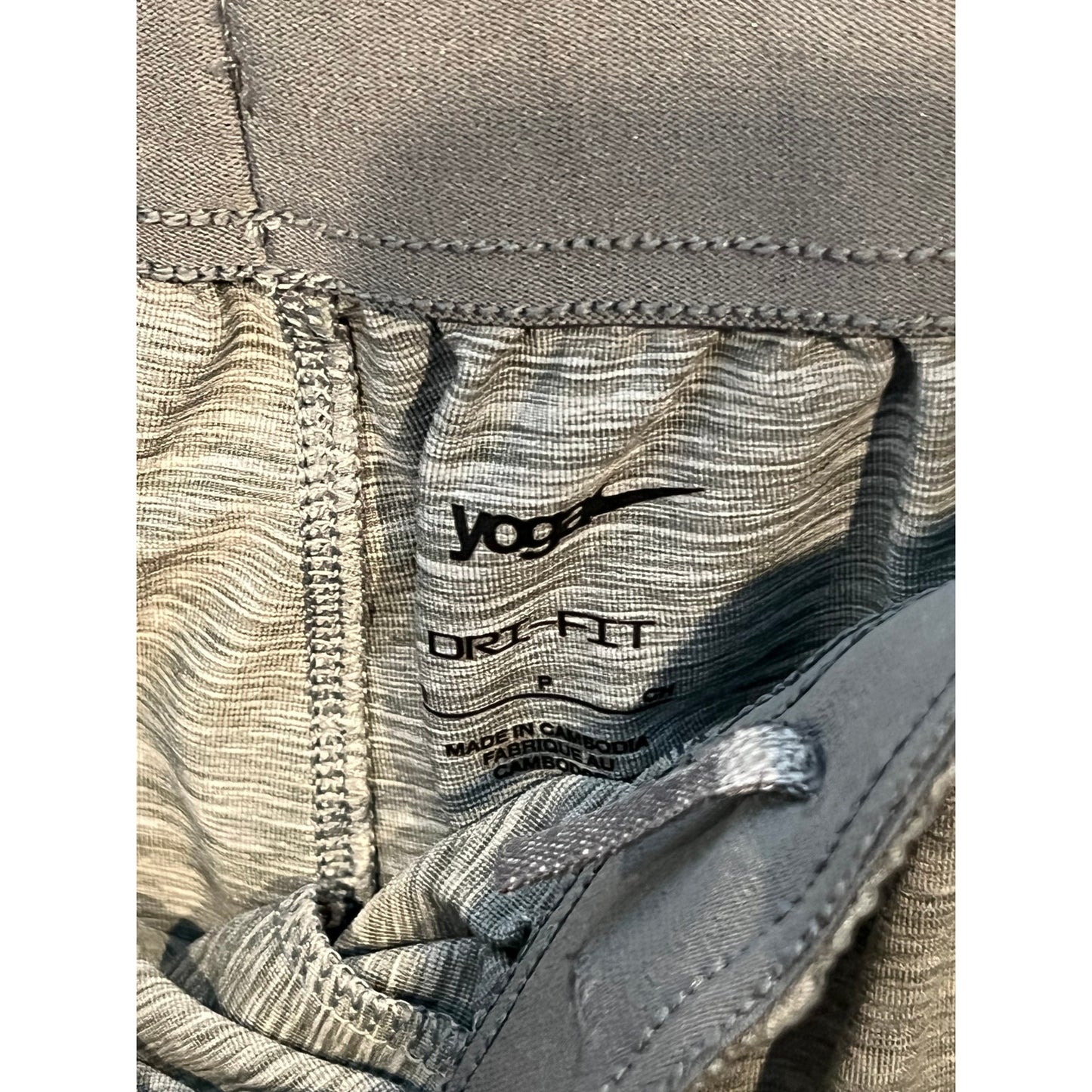 Nike Yoga Gray Ankle Cuffed Sweatpants Joggers Mens Small