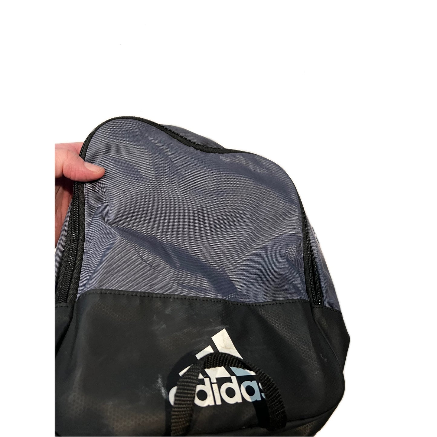 Adidas Defender Medium 20"x12"x10" Gray Black Duffel Bag