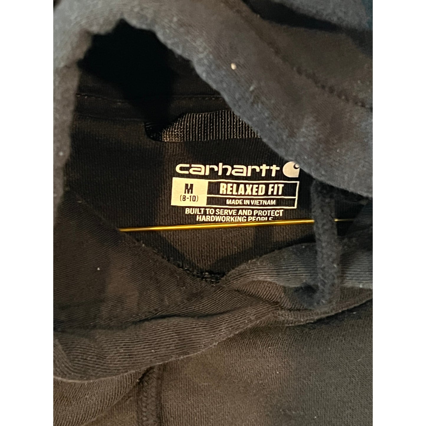 Carhartt Black Relaxed Fit Hoodie Womans M