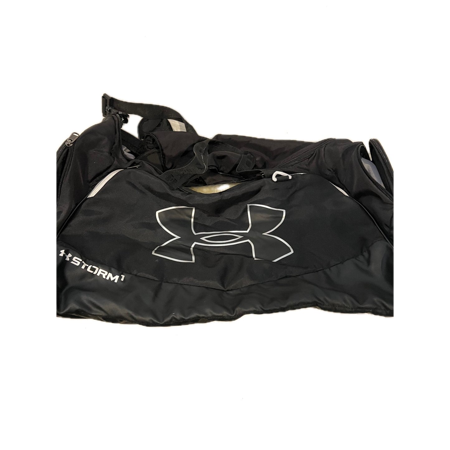 UA Undeniable 5.0 Medium Duffle Bag Black White