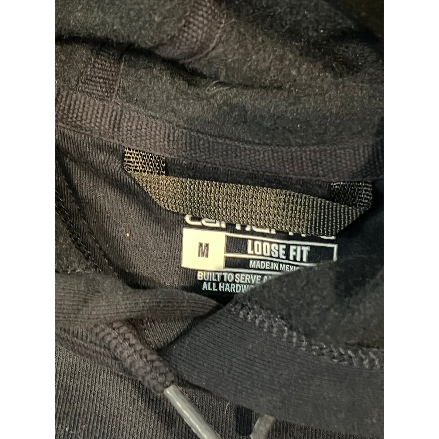 Carhartt Black Hoodie Mens Medium Loose Fit