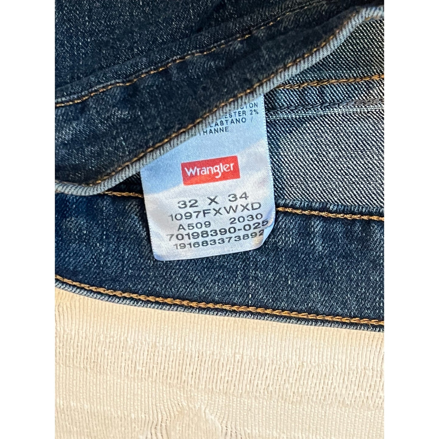 Wrangler Authentic Straight Leg Jeans Mens 32x34