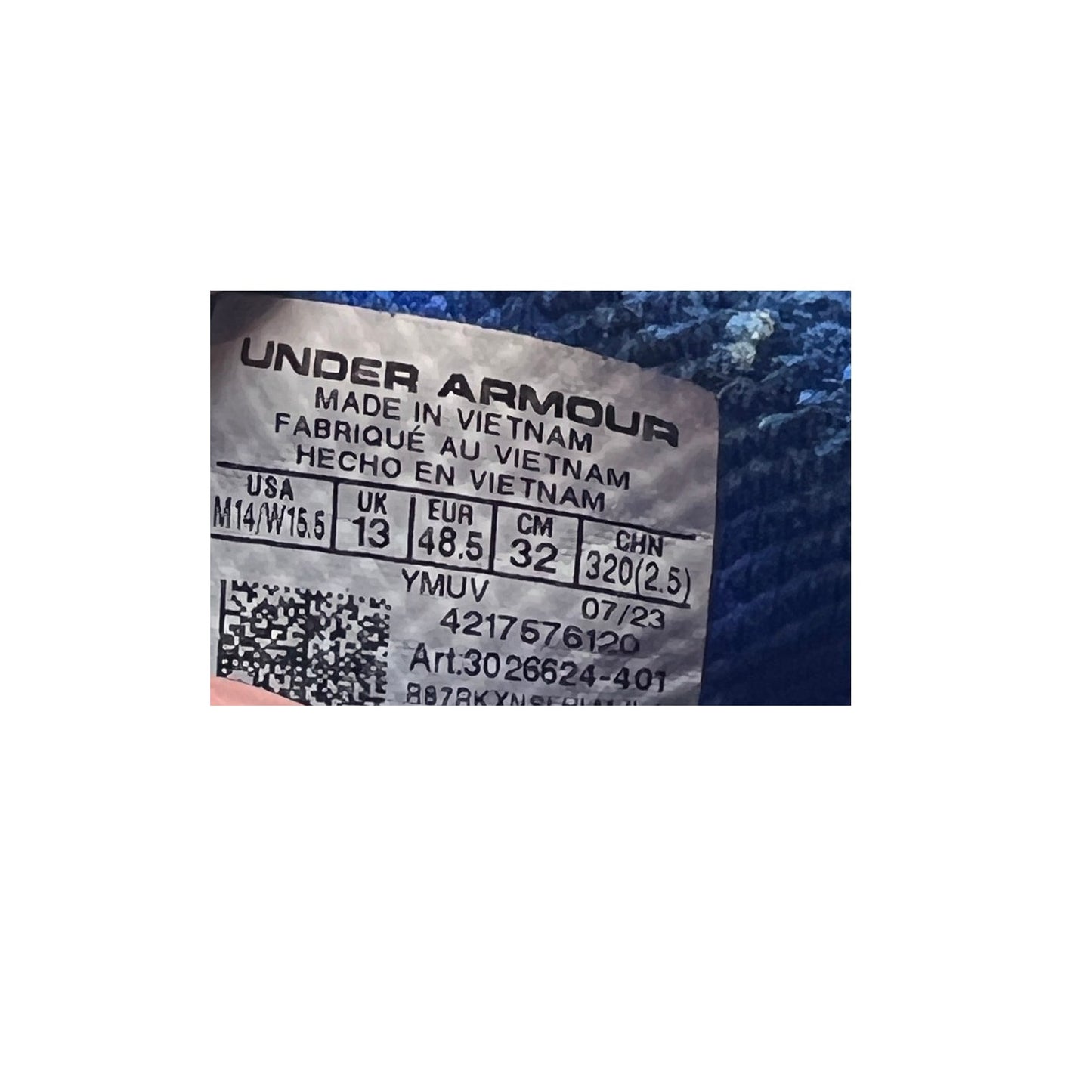 Under Armour Curry Flow 10 Team Team Royal Blue Mens 14