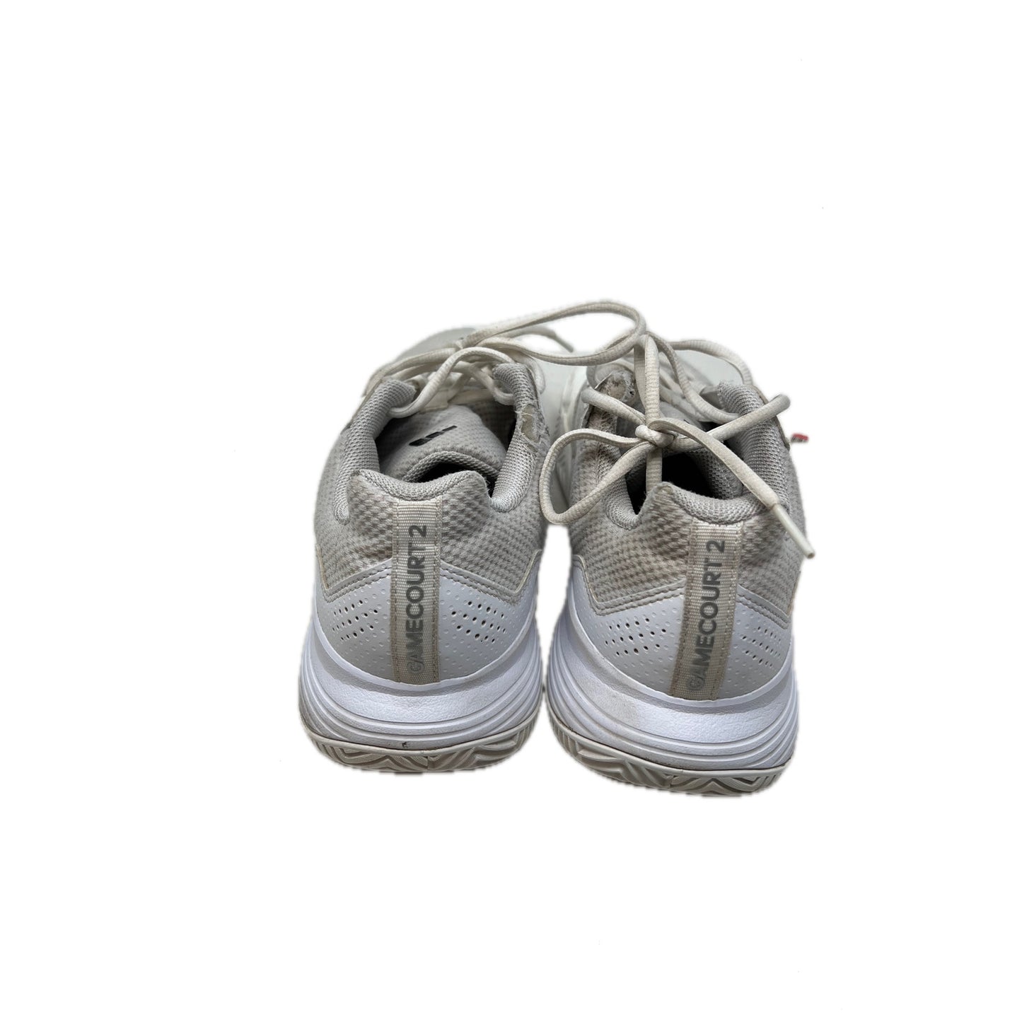 adidas Gamecourt 2.0 Cloud White Matte Silver Mens 10.5