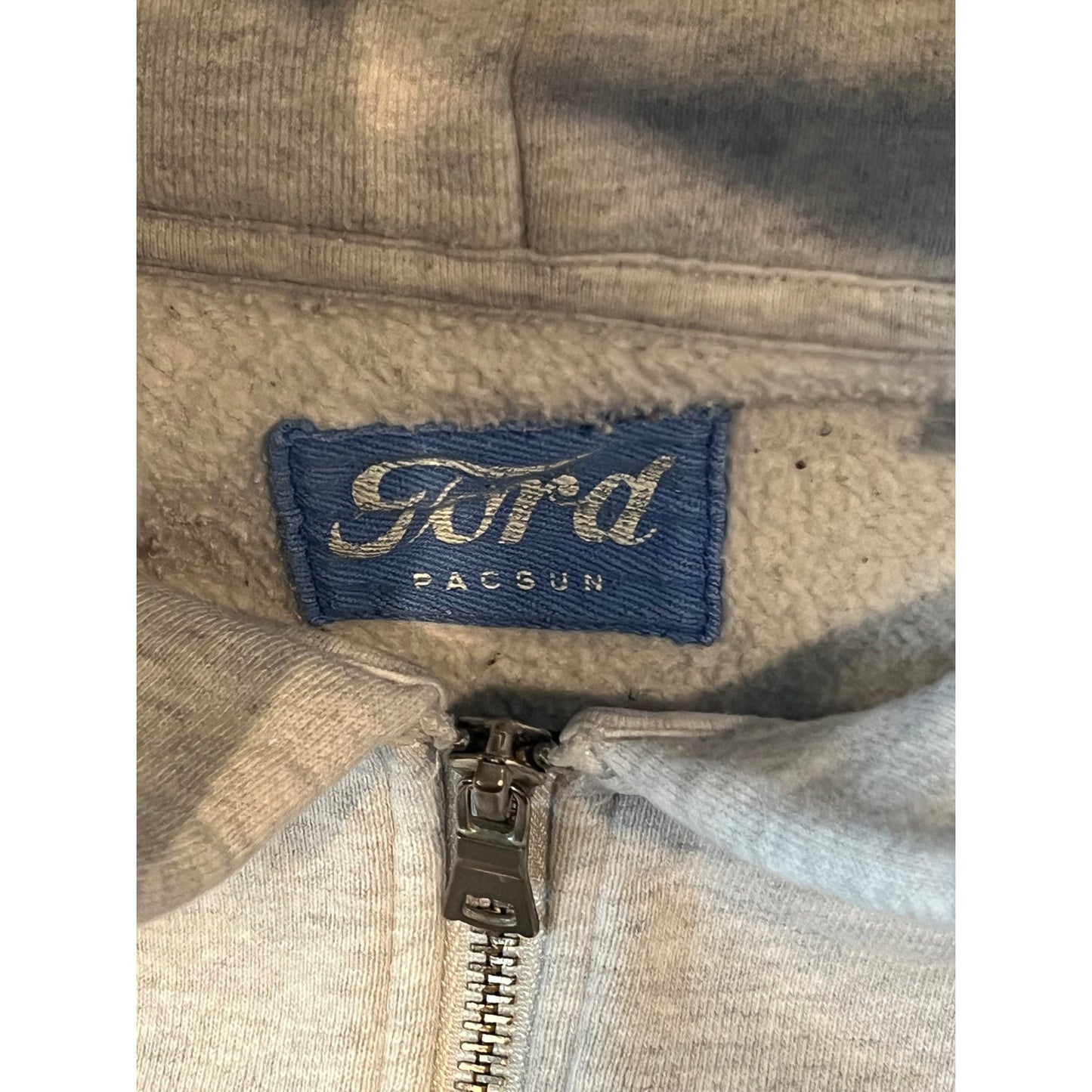 Pacsun x Ford Embroidered Insulated Zip Up Hoodie Mens M