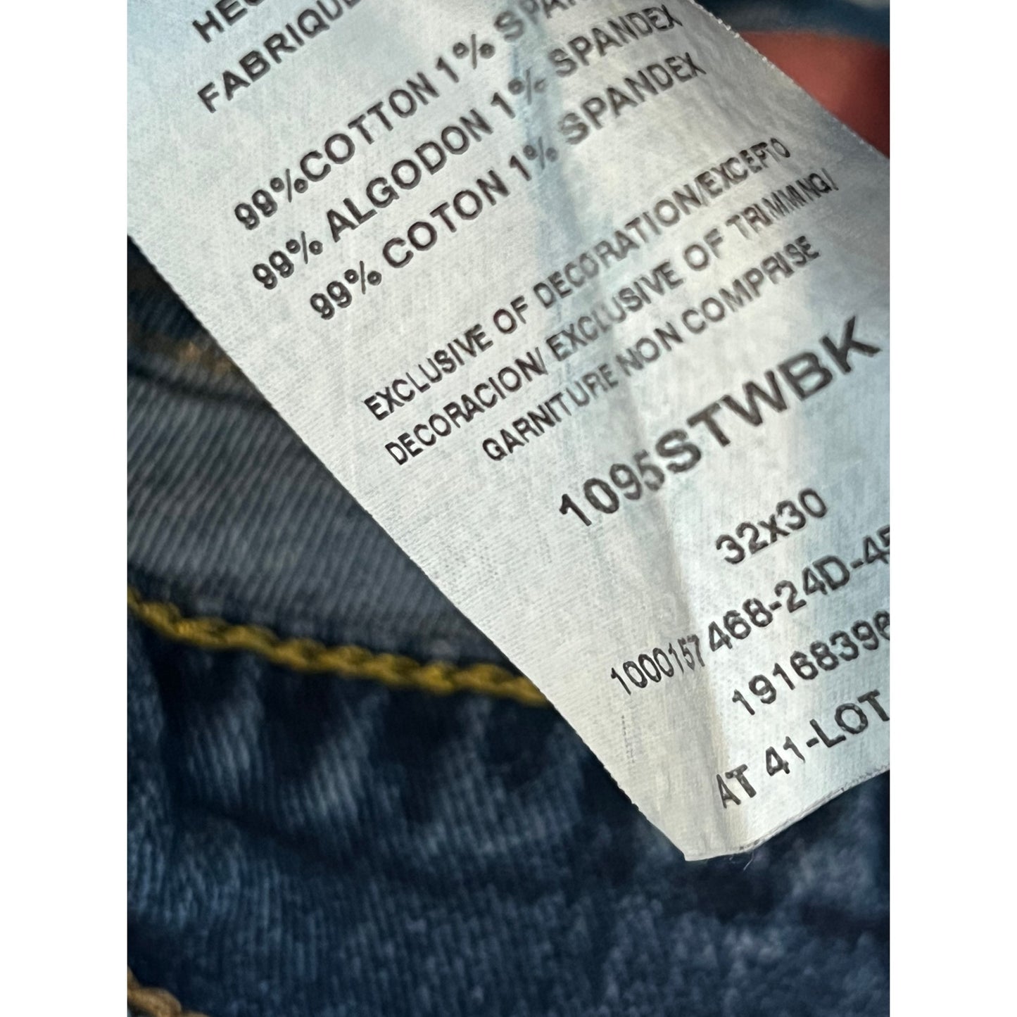 Wrangler Straight Fit Jeans Mens 32x30