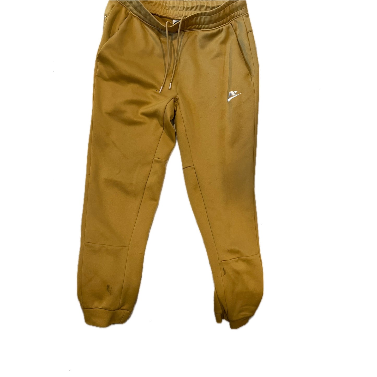 Nike Tan Mustard Dri-Fit Joggers Mens M