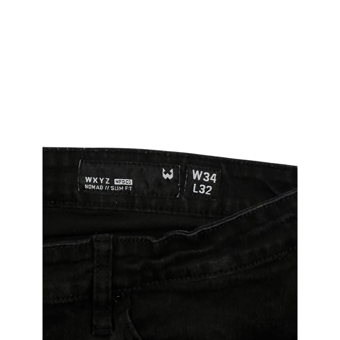 WXYZ Slim Nomad Jeans Black Mens 34x32