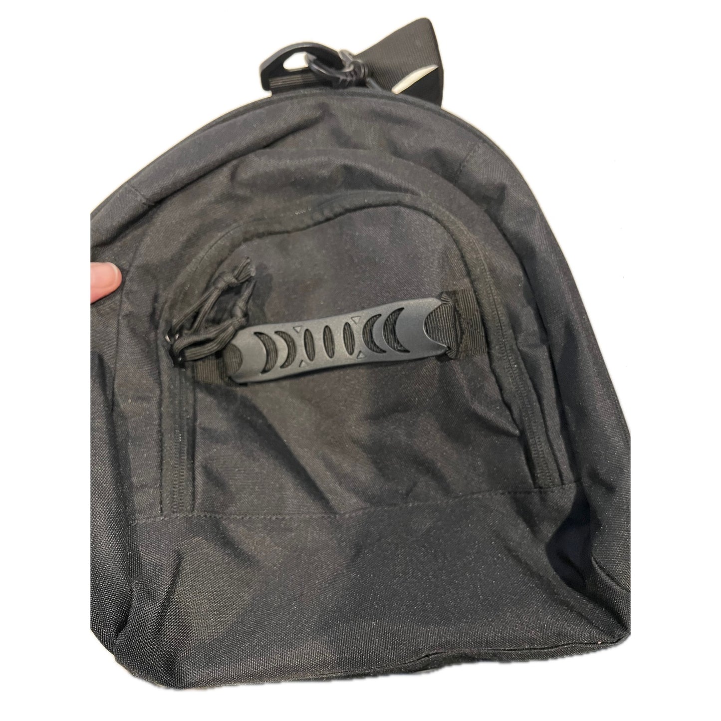 Highland Tactical Canvas Black Duffel 22"x12"x10"