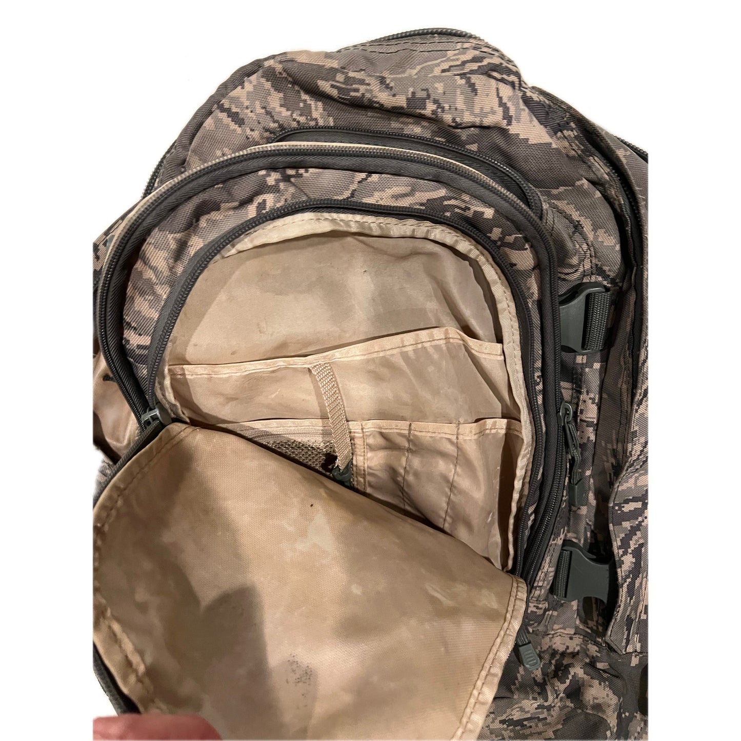 Mercury Green Brown Camo XL Tactical Backpack