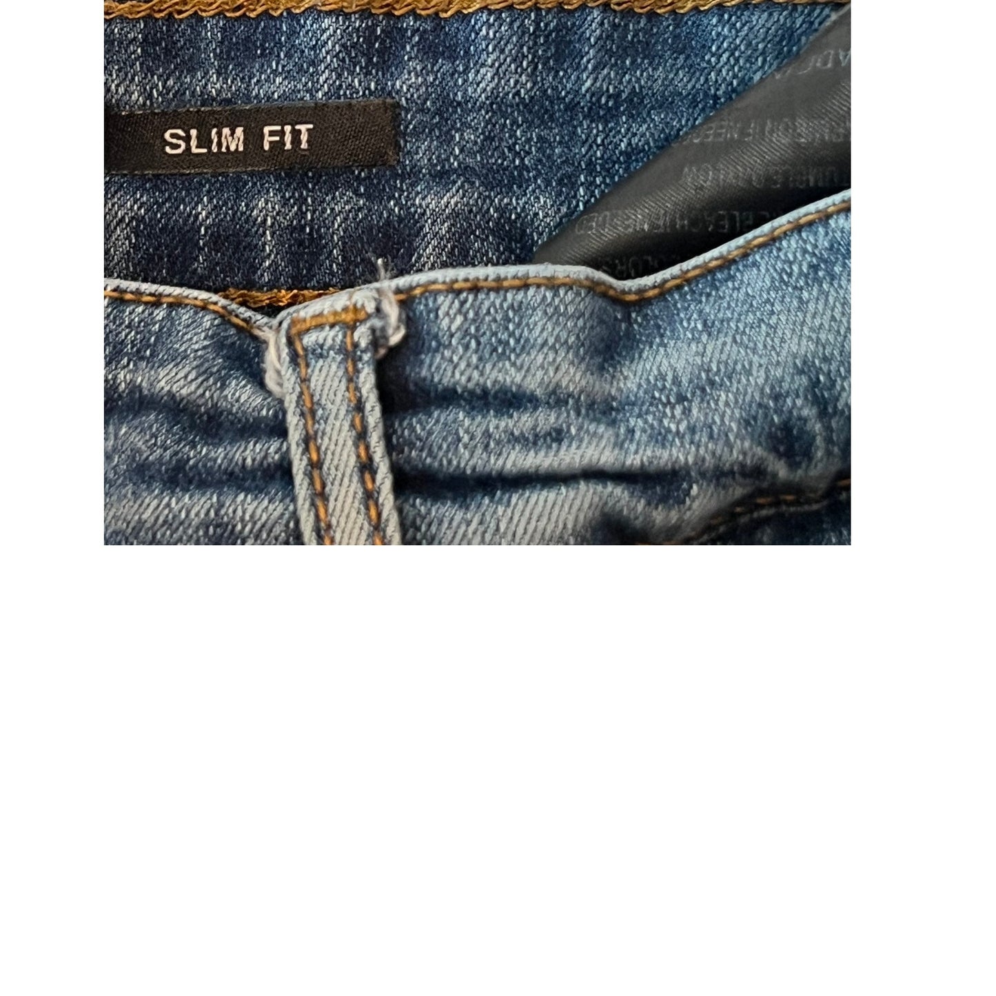 ANOM ANM046SF Slim Blue Jeans Men's 36x30
