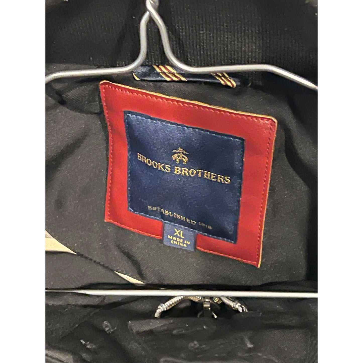 Brooks Brothers Blouson Aviateur Homme Coton Léger XL