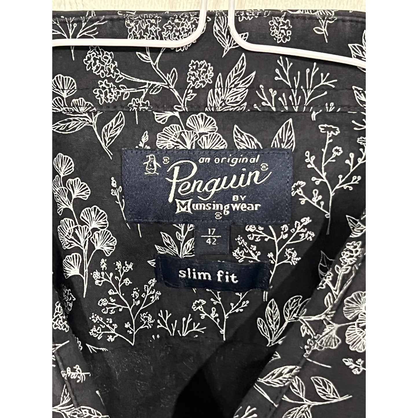 Camisa de vestir con botones para hombre Penguin by Munsingwear Talla 42 17