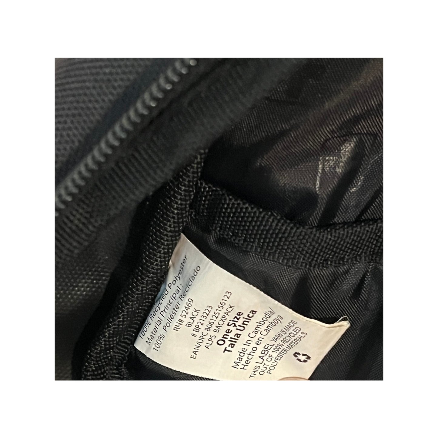 Swiss Tech Alps Black Backpack 28L