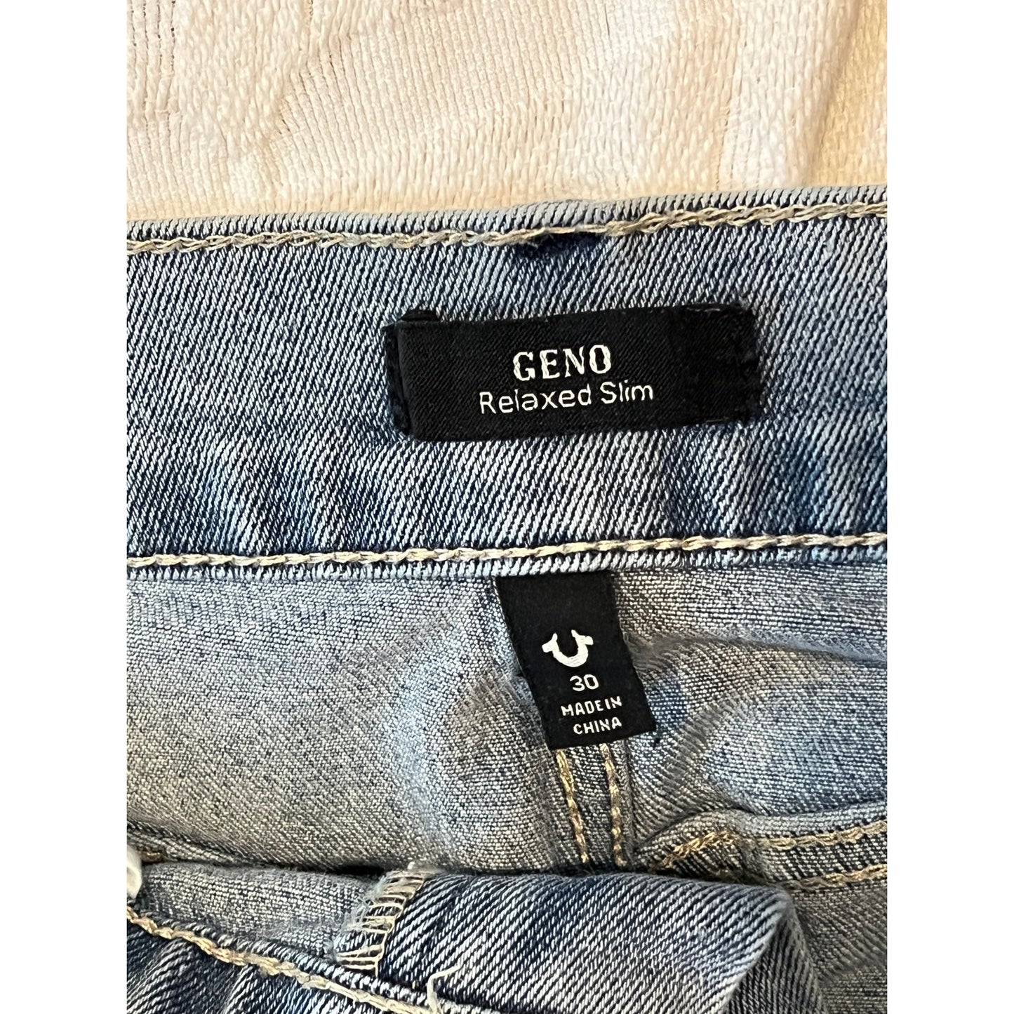 True Religion Geno Relaxed Slim Jeans Mens 30x30