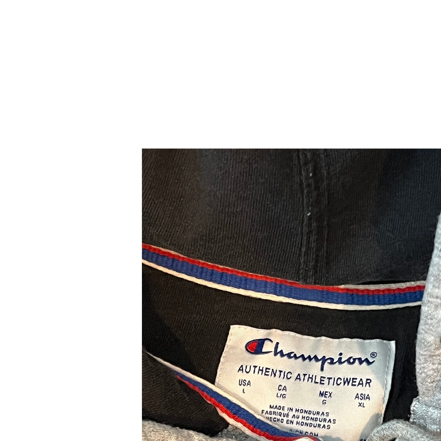 Sweat à capuche zippé Champion gris pour homme taille L