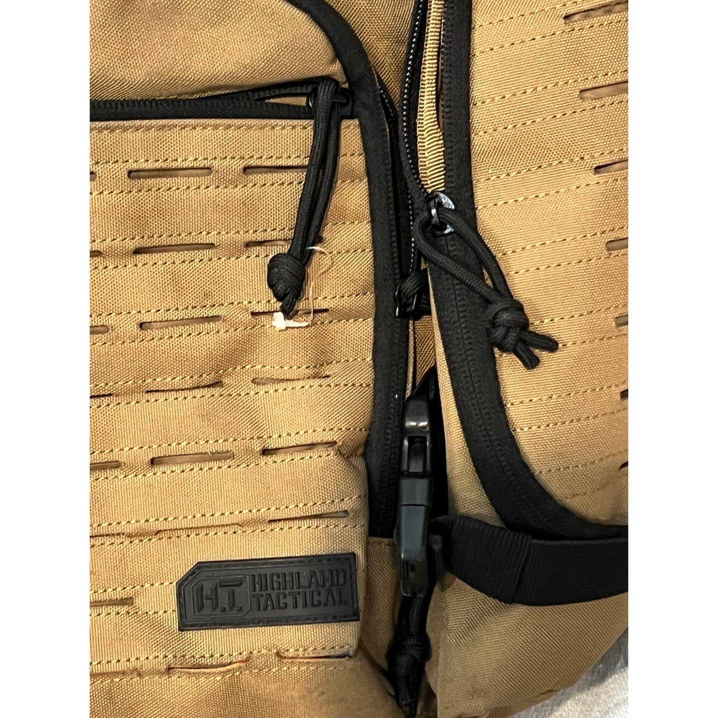 Highland Tactical Roger Canvas Backpack XL Beige