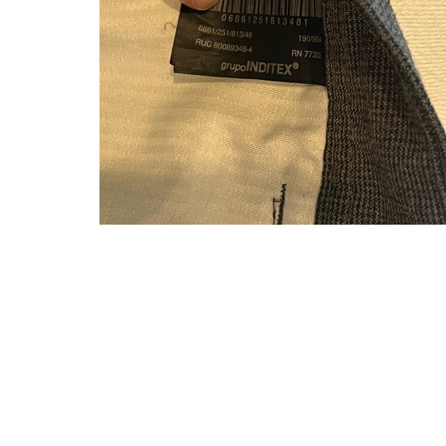 Zara Gray Dress Pants Mens 38x29