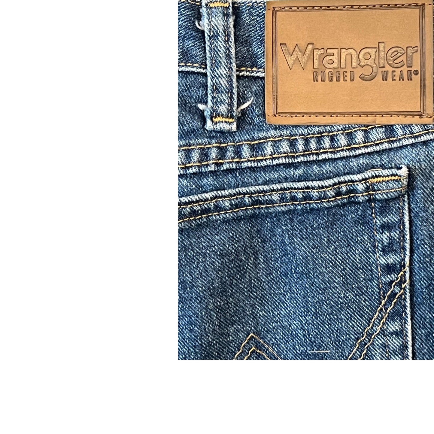 Wrangler Rugged Wear Regular Fit Jeans Mens 42x34