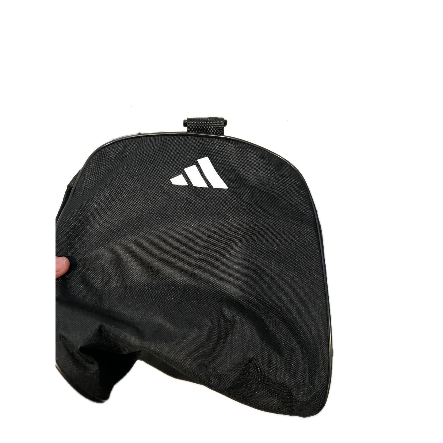 Adidas Defender Small White Black Gym Bag 18"x10"x12"