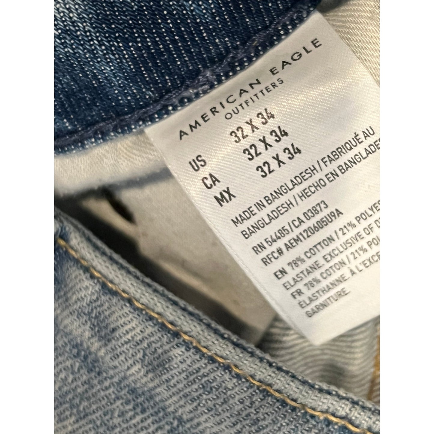 American Eagle Slim Blue Jeans 32x34