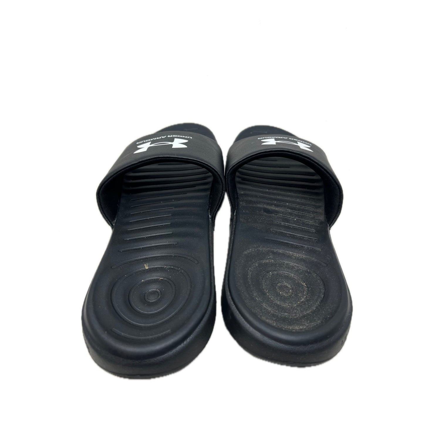 Under Armour Ansa Fixed Slide Black White Mens 11
