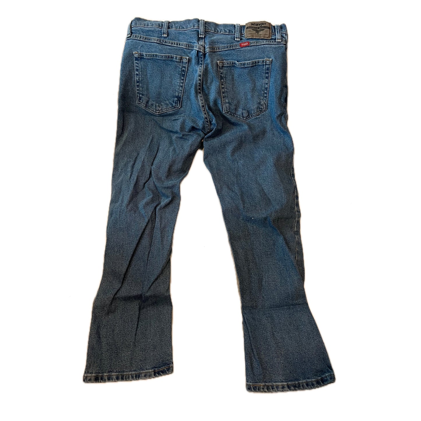 Wrangler Straight Leg Blue Jeans Mens 34x30