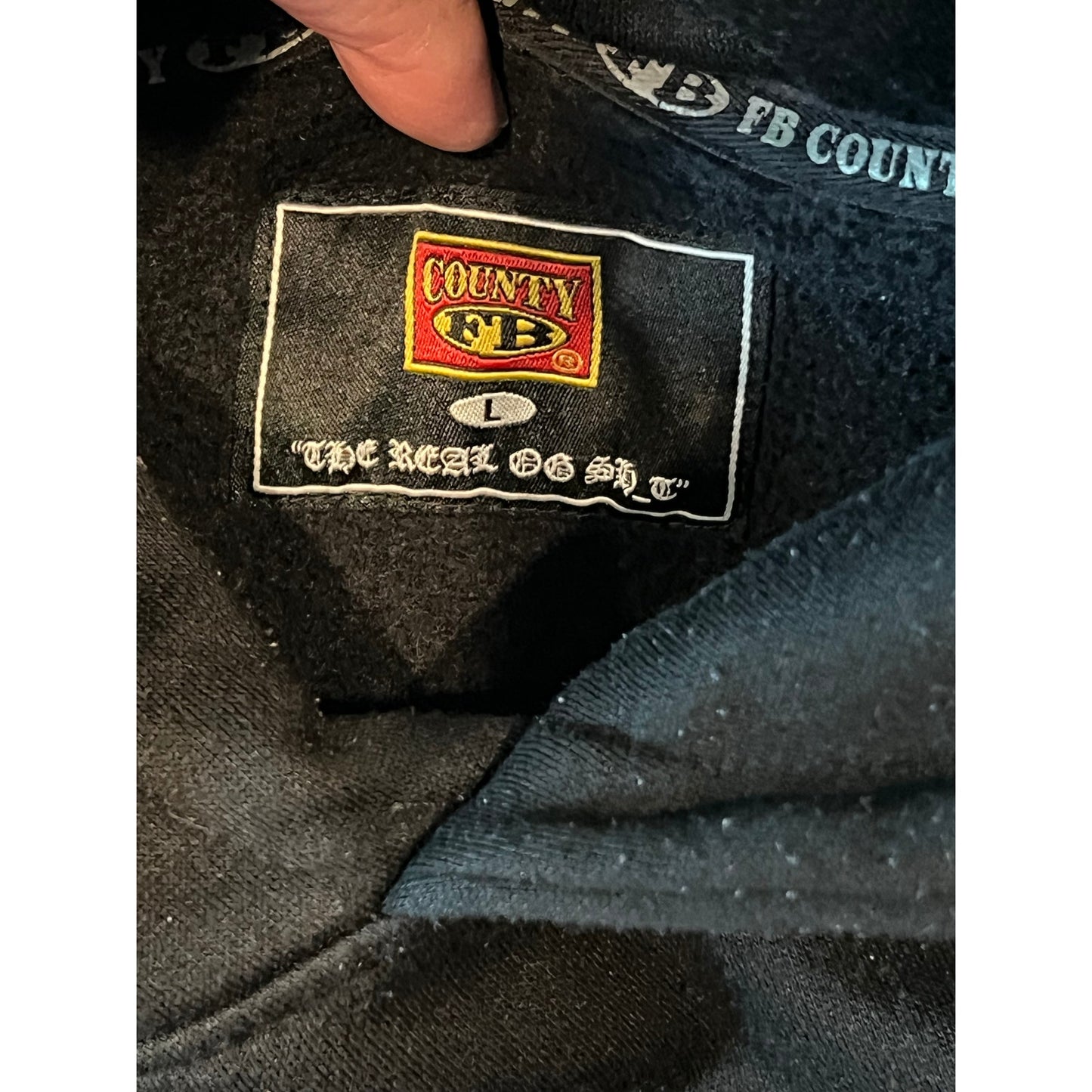 County FB Frisco Ben Hoodie Mens L