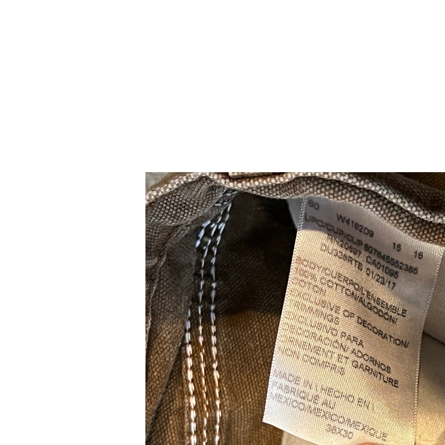Pantalon de travail charpentier Dickies marron homme 38x30