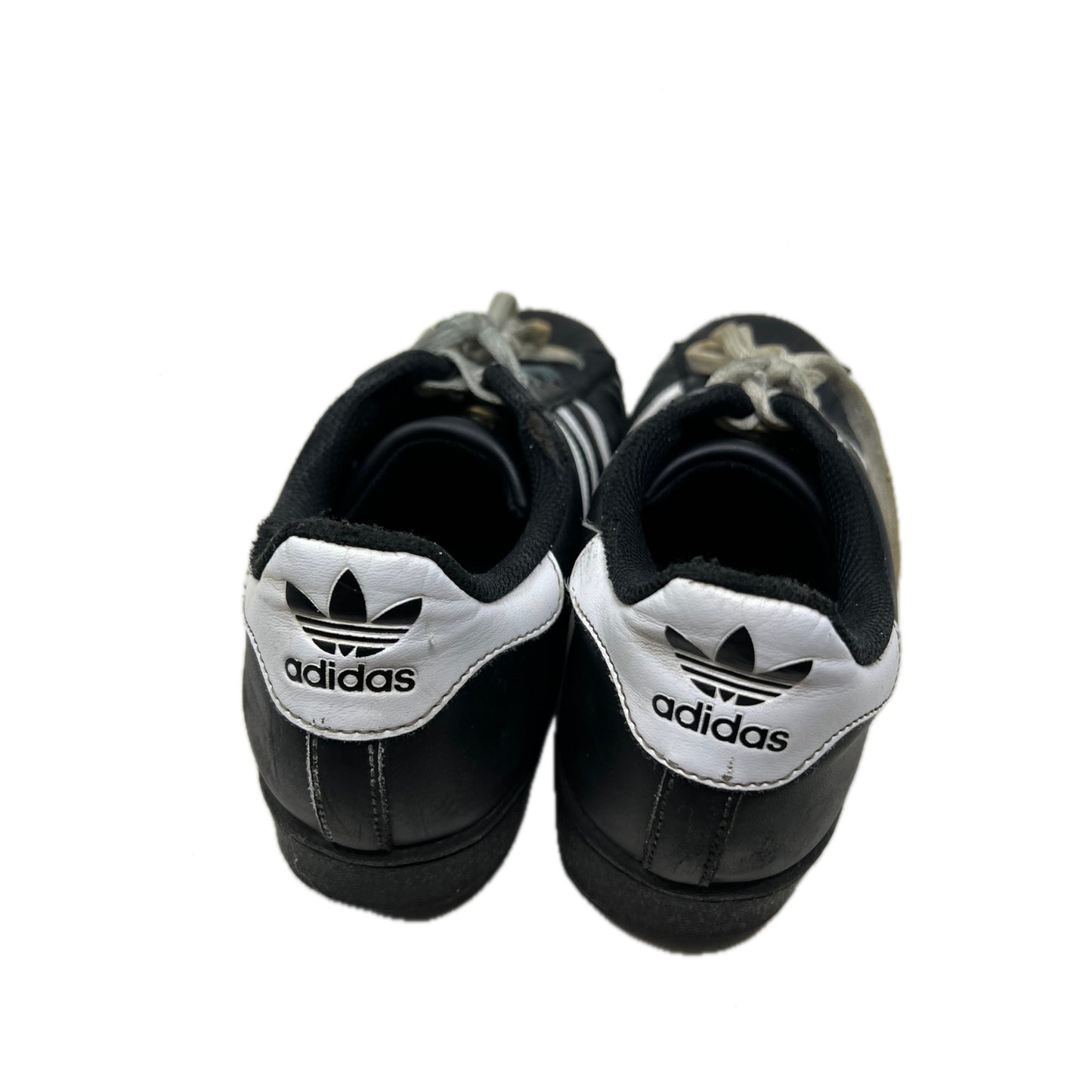 adidas Superstar Core Black Cloud White Gold Mens 8.5