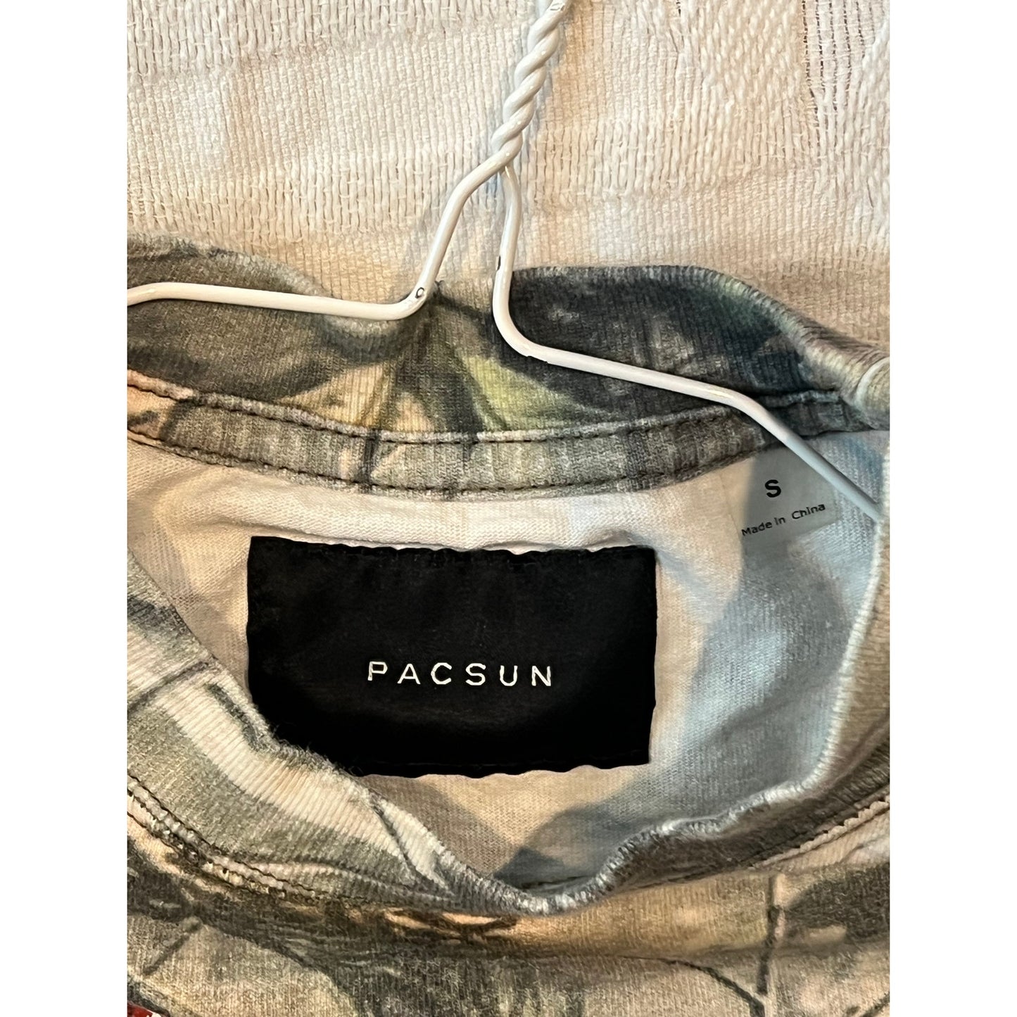Pacsun Mossy Oak Long Sleeve Skater Shirt Mens S