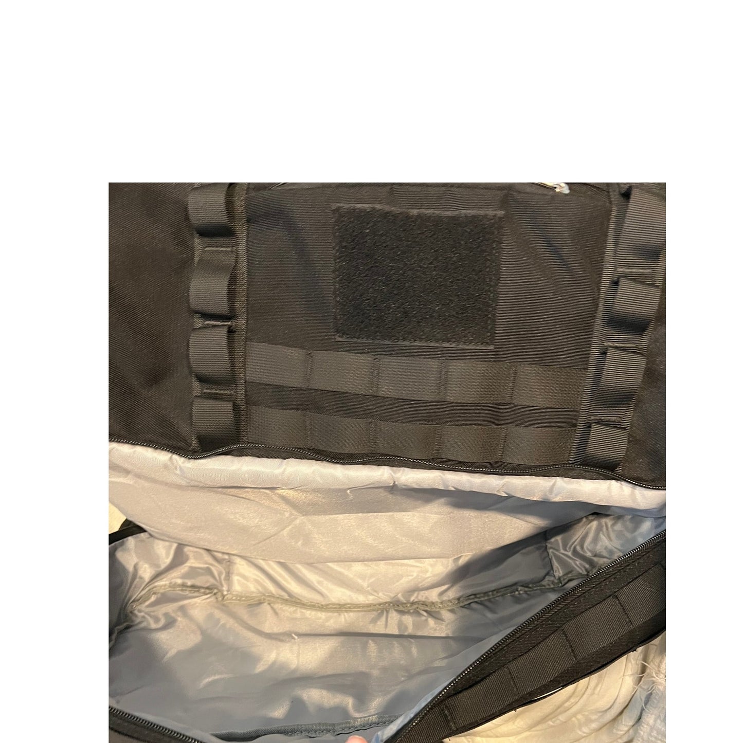 No Label Gear Bag 22"x12"x10" Black Soft Shell