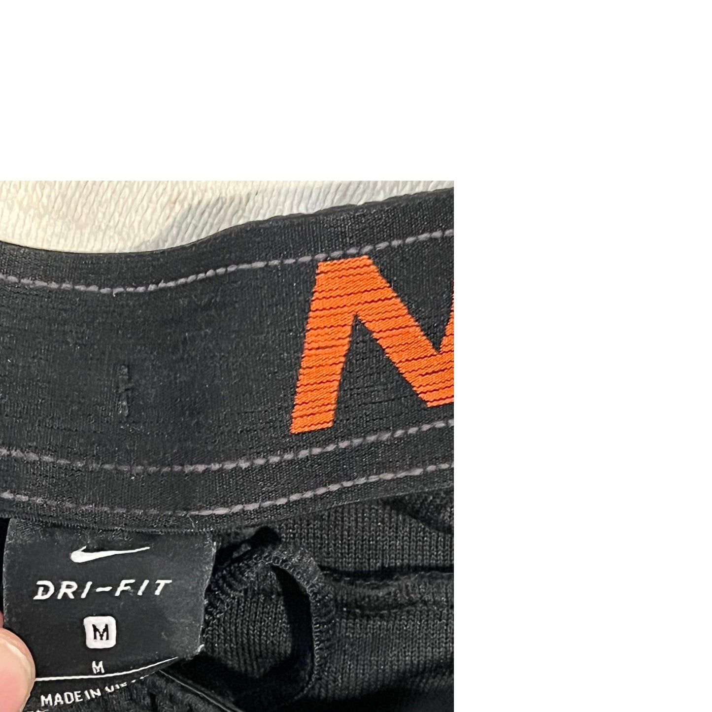 Nike Dri Fit Black Training Shorts Mens Med Pink Chain Logo