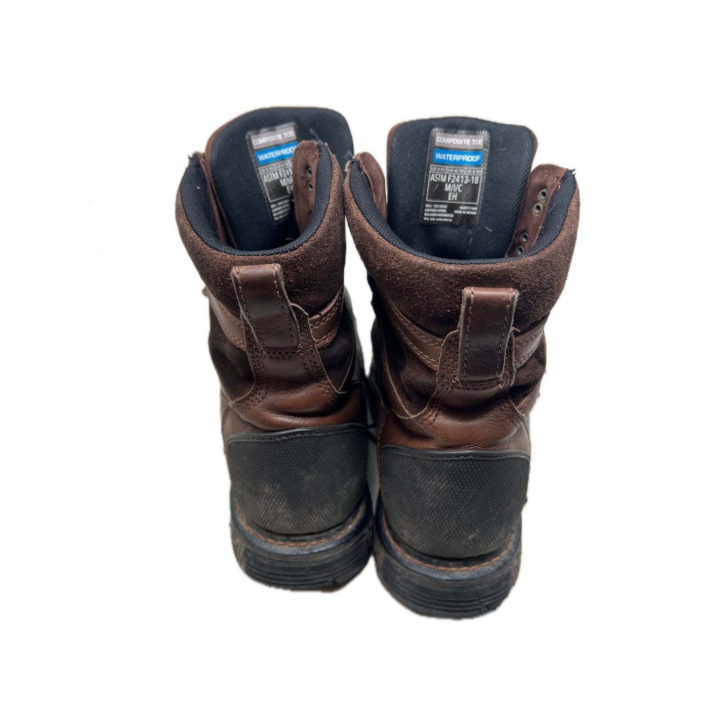 Ariat OverDrive 8" Wide Sq Toe Wtrprf Comp Toe Boot Mens 9.5