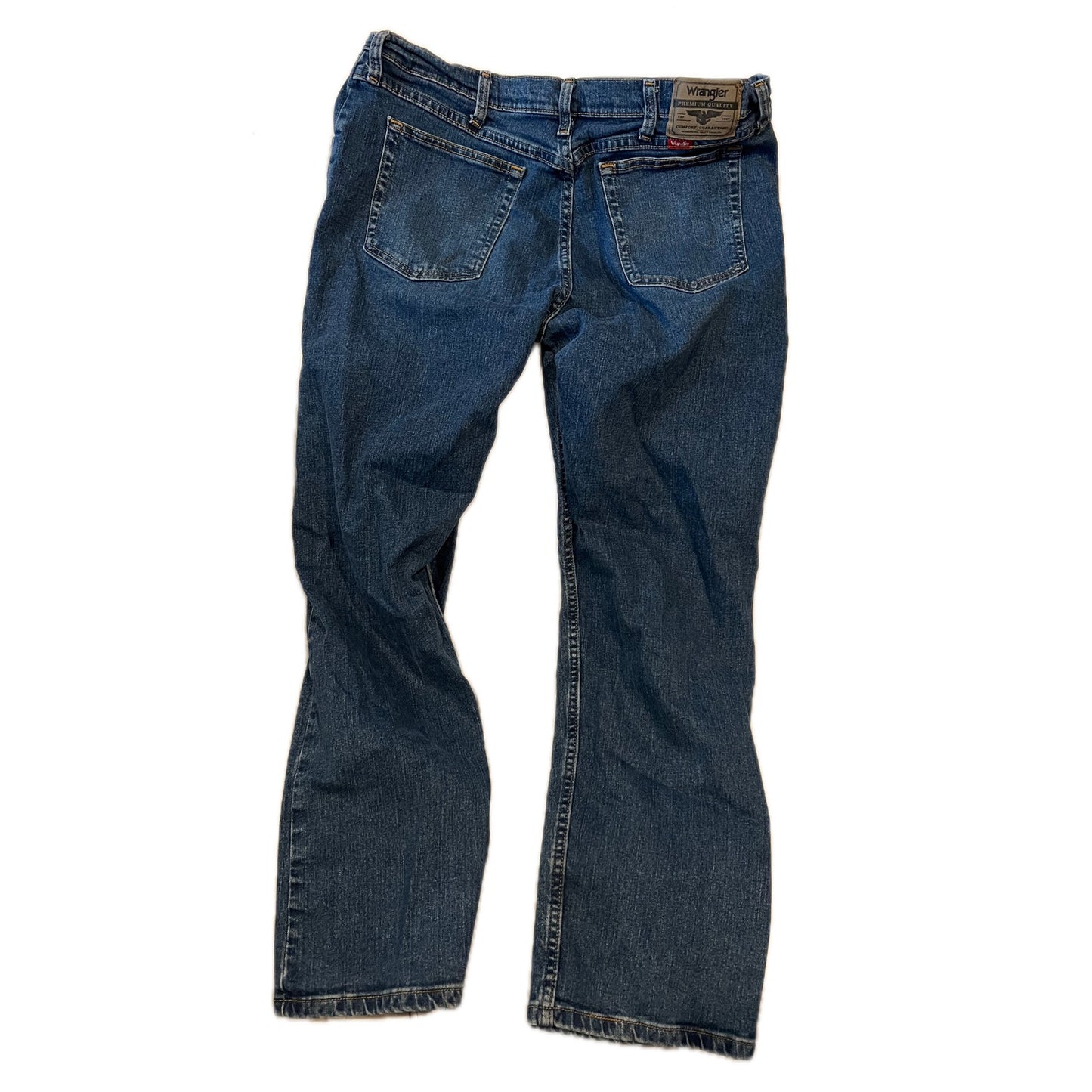 Wrangler Straight Fit Leg Jeans Mens 34x32
