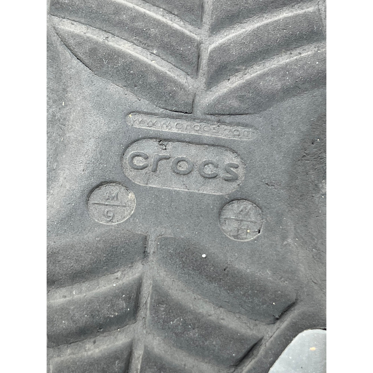 Classic all terrain clog Crocs Charcoal Gray Mens 9 Womans 11