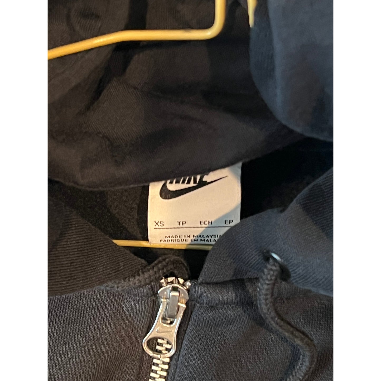 Nike Black Full Zip Hoodie Mens XS