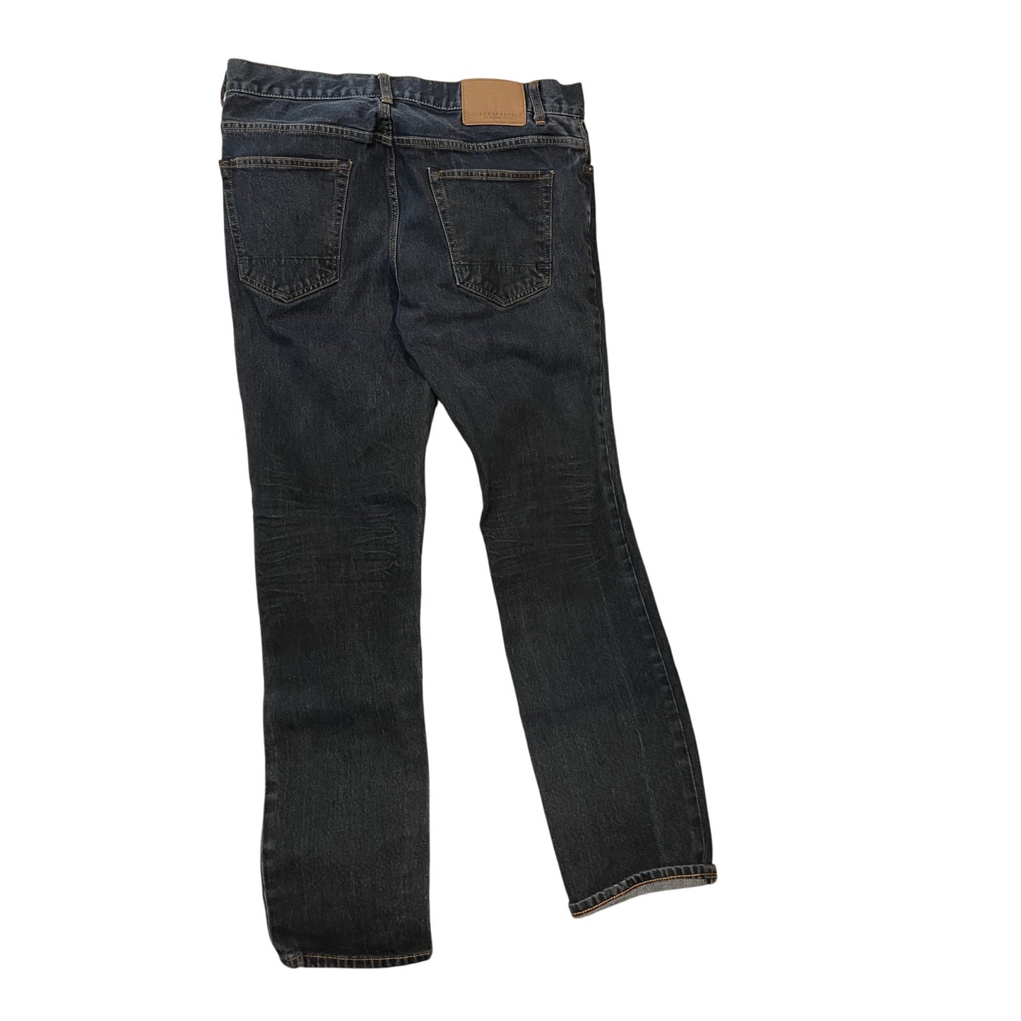 Aeropostale Super Skinny Black Jeans Mens 34x32