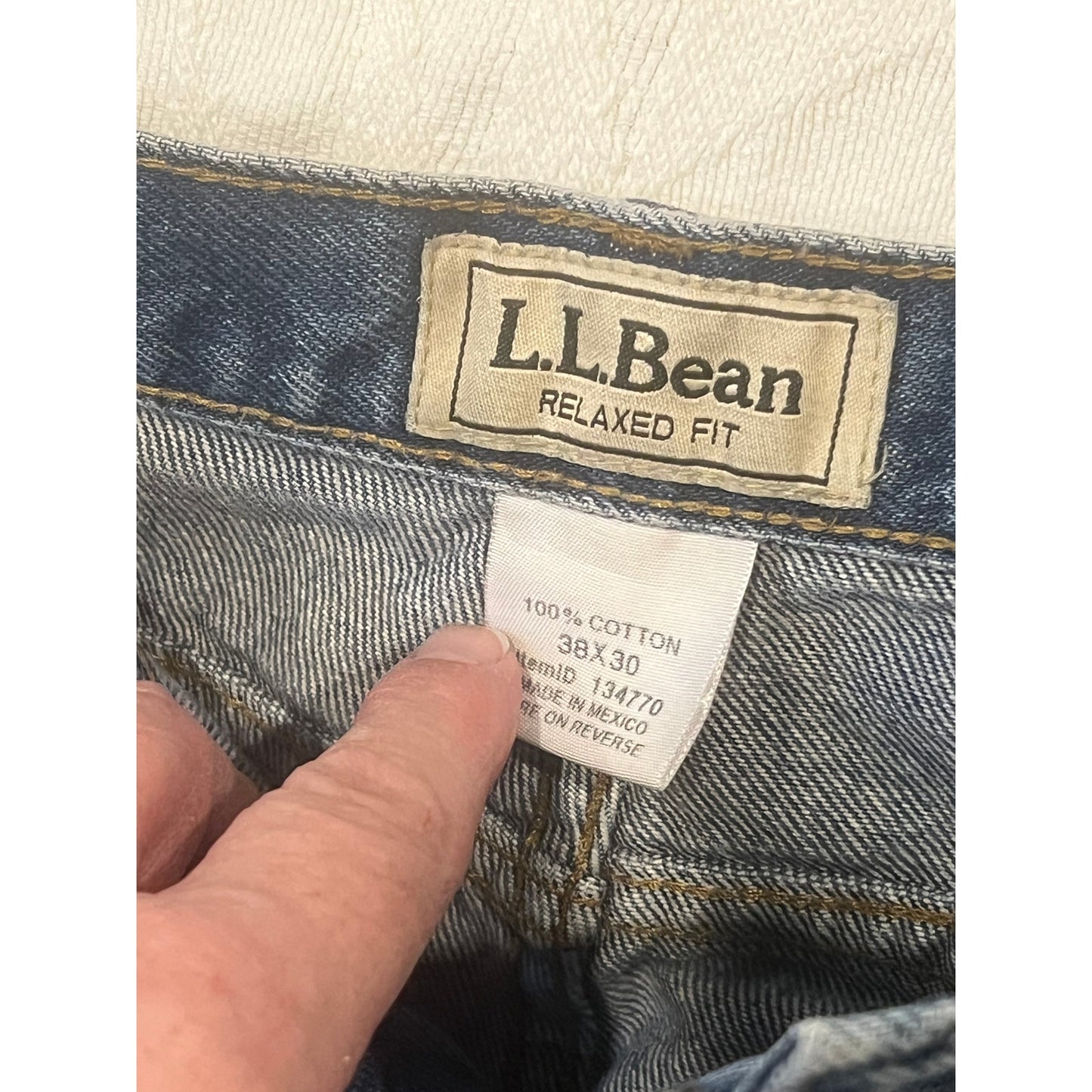 L.L. Bean Jean décontracté pour hommes 38x26