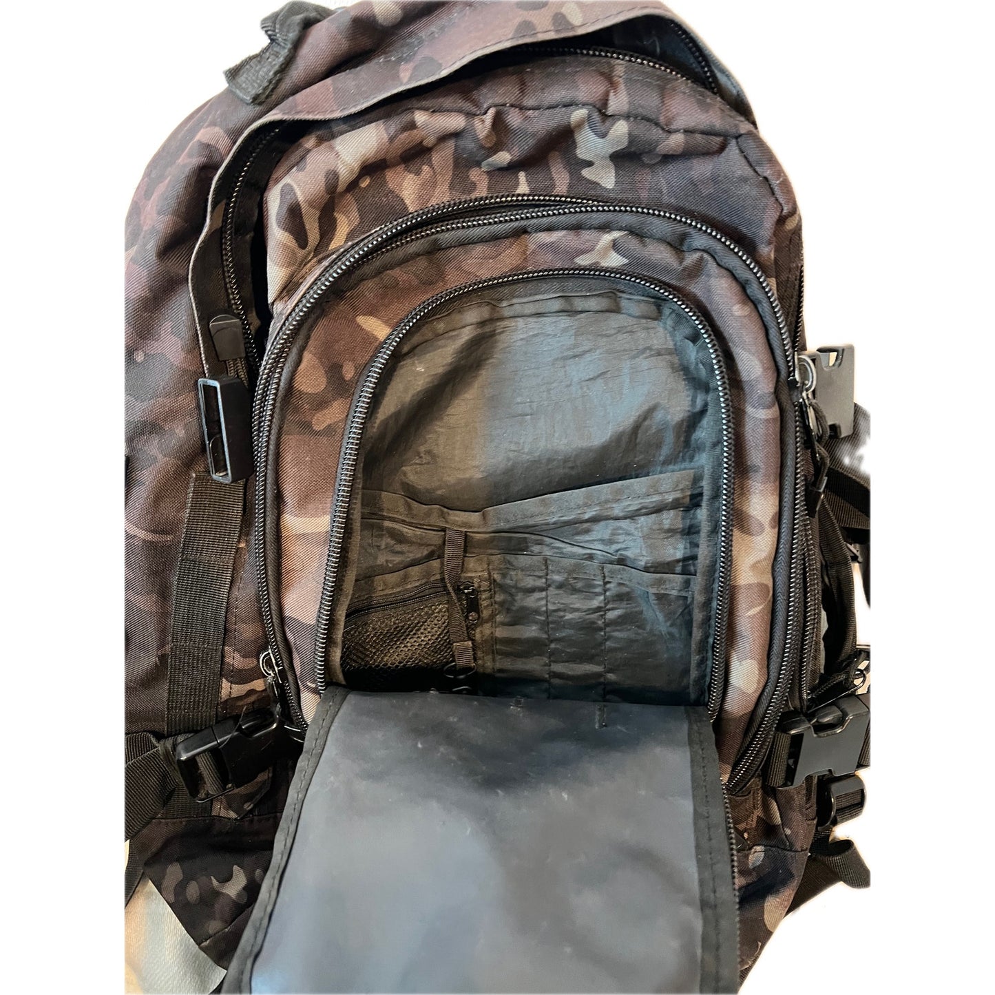 Mercury Brown Black Camo XL Tactical Backpack
