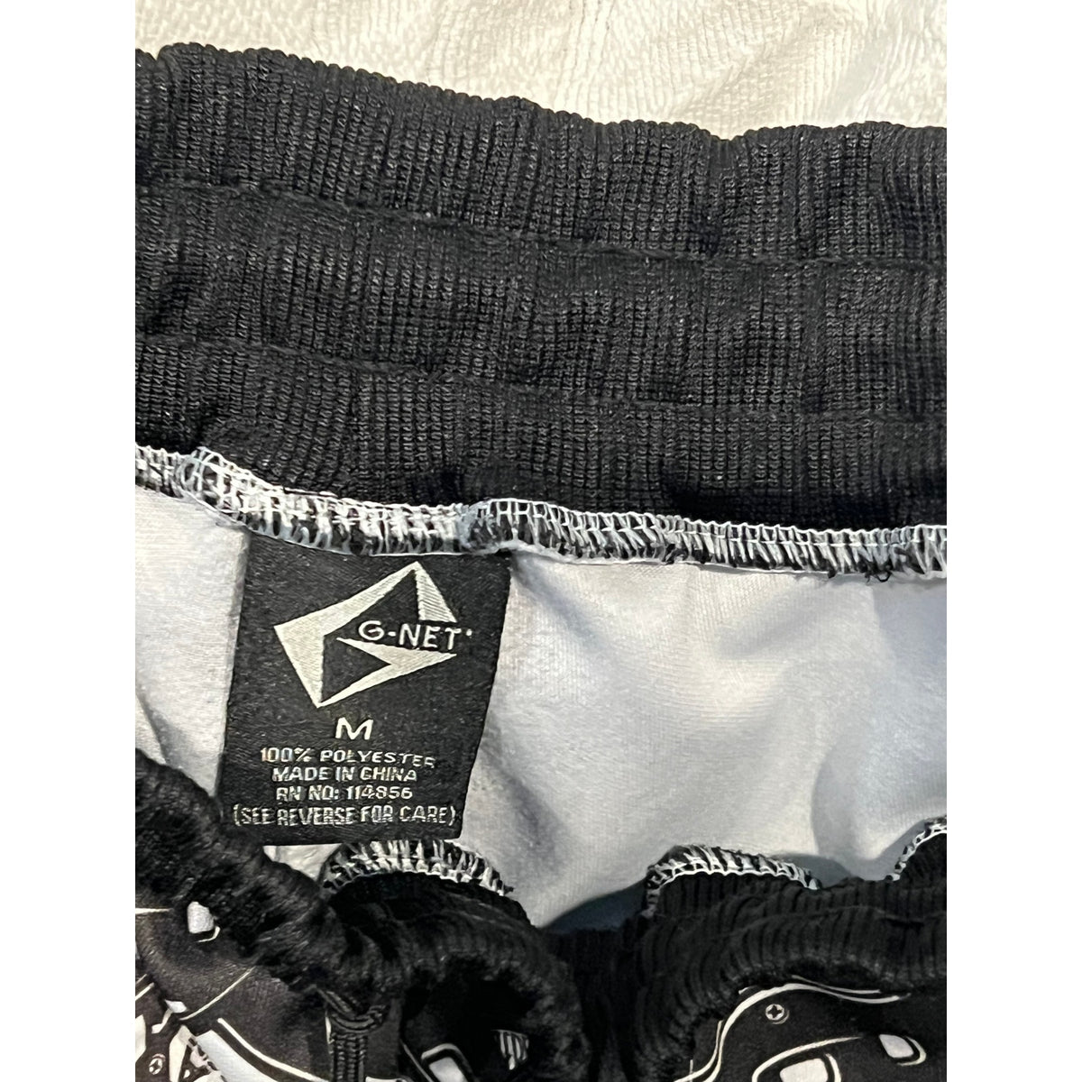 G-Net Cassette Print Track Pants Mens Medium