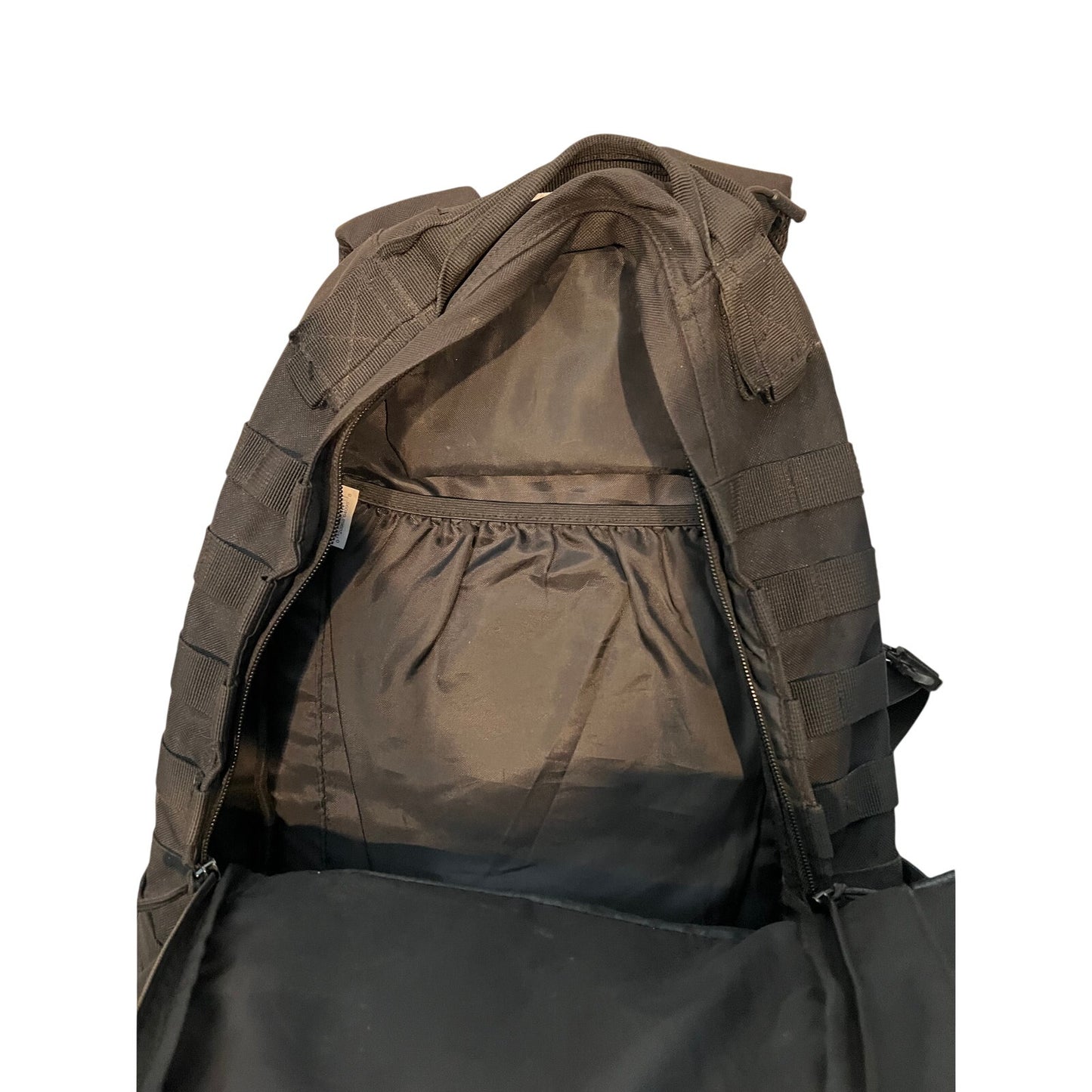 Sac à Dos Tactique Générique avec Patch Drapeau USA Noir 26L
